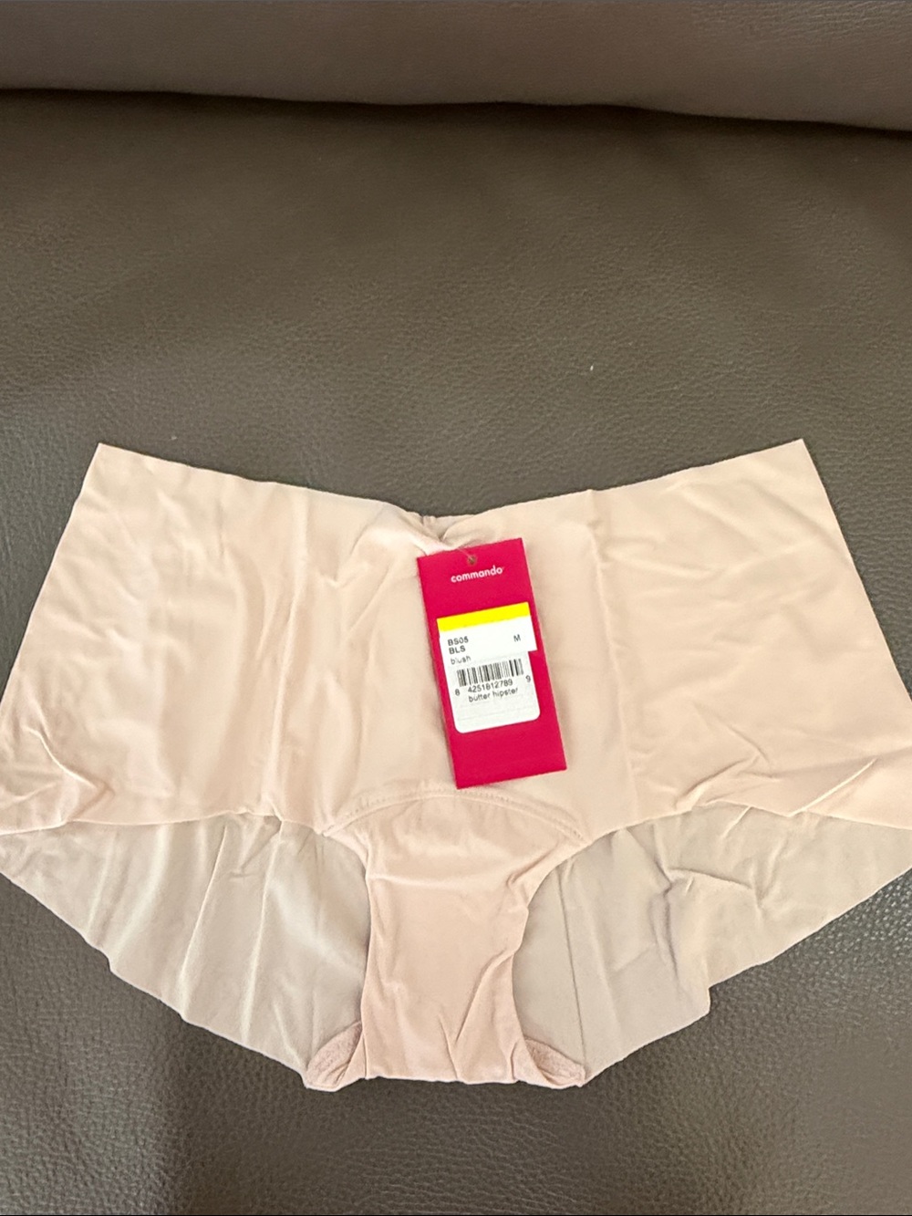 Commando Nude/Blush Seamless High-Waist Boyshort